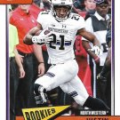 Justin Jackson 2018 Panini Classics Rookie #289 Northwestern Wildcats Football Card
