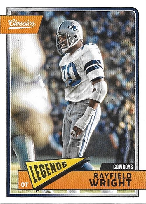 Rayfield Wright 2018 Panini Classics #122 Dallas Cowboys Football Card