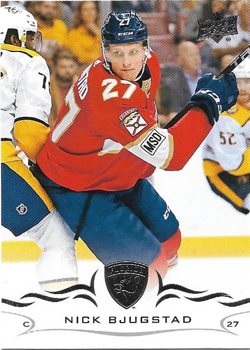 Nick Bjugstad 2018-19 Upper Deck #79 Florida Panthers Hockey Card