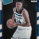 Justin Patton 2017-18 Donruss Optic Rookie #185 Minnesota Timberwolves Basketball Card