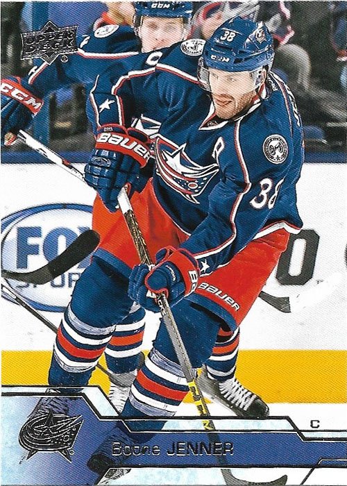 Boone Jenner 2016-17 Upper Deck #53 Columbus Blue Jackets Hockey Card