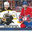 David Krejci, Alex Galchenyuk 2016-17 Upper Deck #200 Bruins, Canadiens Hockey Card