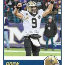 Drew Brees 2019 Score #263 New Orleans Saints Football Card