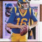 Jared Goff 2019 Score Throwbacks #T-8 Los Angeles Rams Football Card Jared Goff 2019 Score Throwbacks #T-8 Los Angeles Rams Football Card