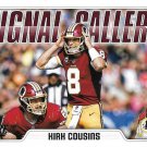 Kirk Cousins 2018 Score Signal Callers #30 Washington Redskins Football Card