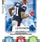Randy Moss 2010 Topps Attax #RM New England Patriots Football Card