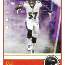 C.J. Mosley 2019 Score #87 Baltimore Ravens Football Card