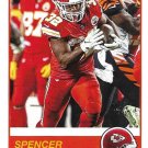 Spencer Ware 2019 Score #6 Kansas City Chiefs Football Card
