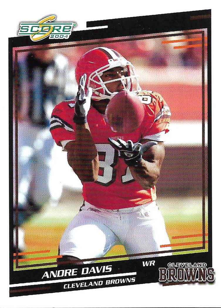 Andre Davis 2004 Score Glossy #74 Cleveland Browns Football Card