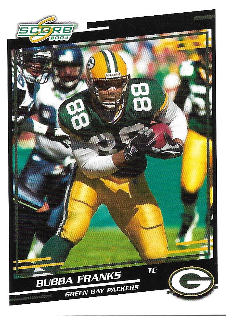 Bubba Franks 2004 Score #116 Green Bay Packers Football Card
