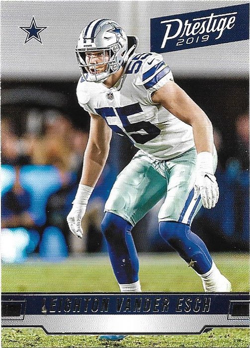 Leighton Vander Esch 2019 Panini Prestige #106 Dallas Cowboys Football Card