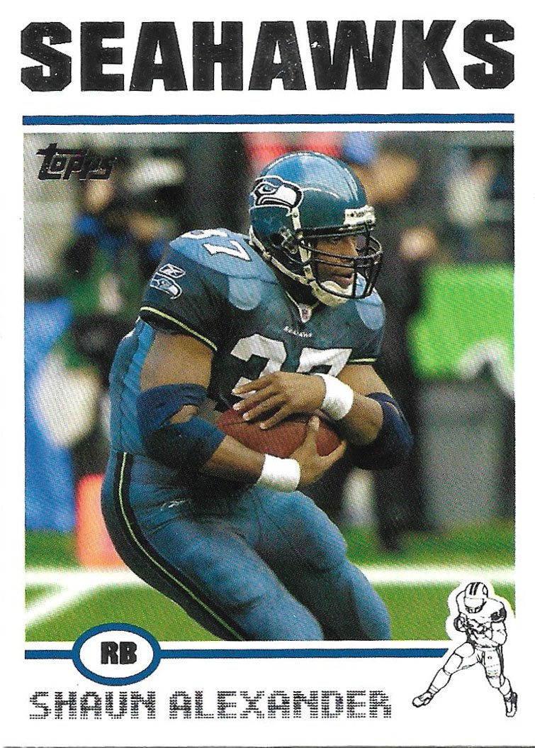 Shaun Alexander 2004 Topps 155 Seattle Seahawks Football Card