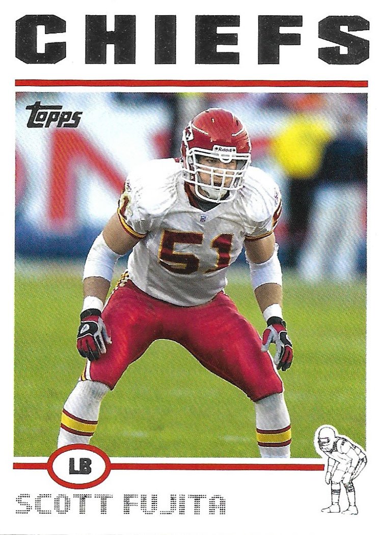 Scott Fujita 2004 Topps #56 Kansas City Chiefs Football Card