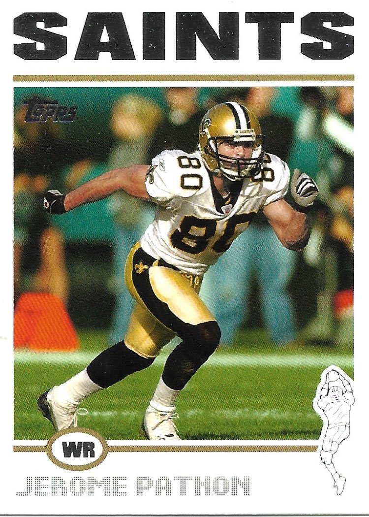 Jerome Pathon 2004 Topps 59 New Orleans Saints Football Card