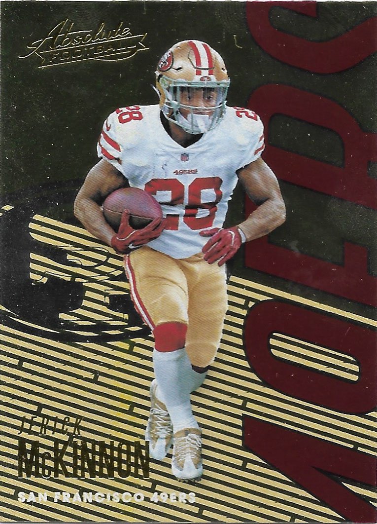 Jerick McKinnon 2018 Panini Absolute #87 San Francisco 49ers Football Card