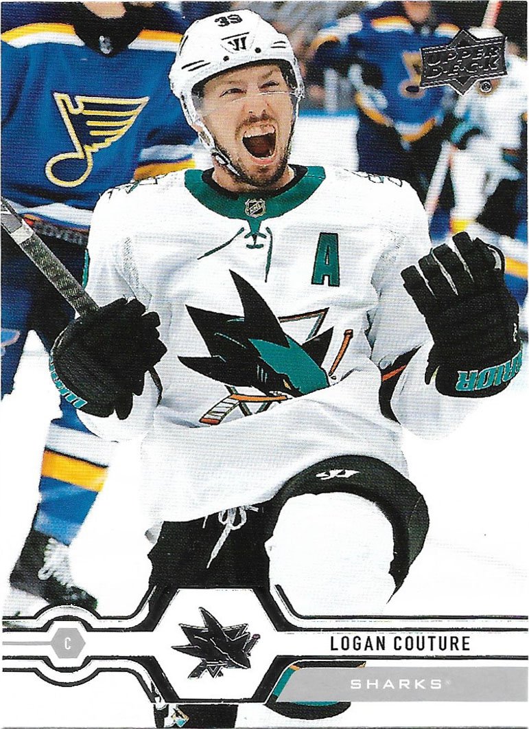 Logan Couture 2019-20 Upper Deck #161 San Jose Sharks Hockey Card