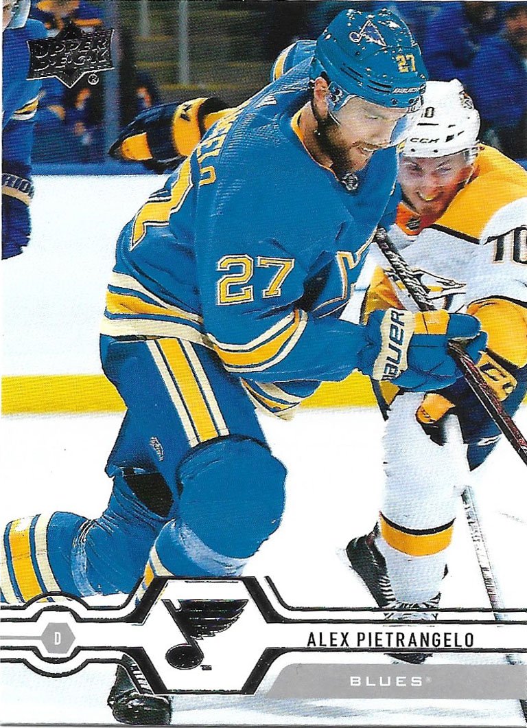 Alex Pietrangelo 2019-20 Upper Deck #122 St. Louis Blues Hockey Card