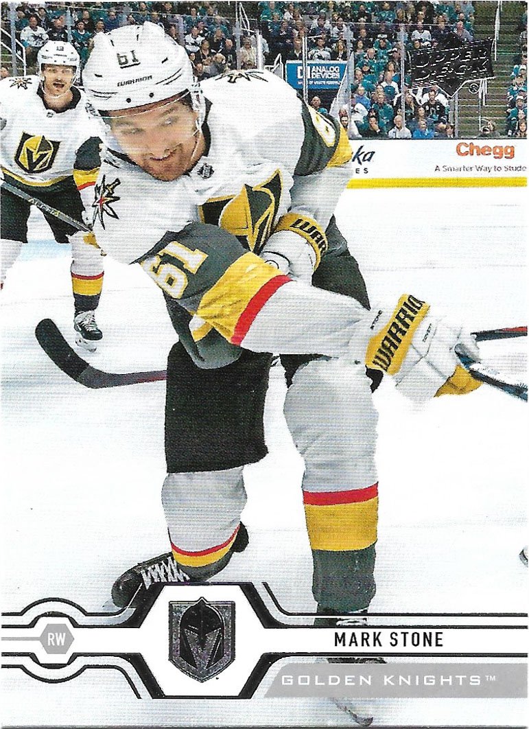 Mark Stone 2019-20 Upper Deck #192 Vegas Golden Knights Hockey Card