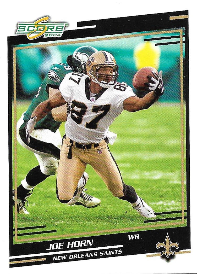 Joe Horn 2004 Score Glossy 197 New Orleans Saints Football Card