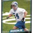 Teddy Lehman 2004 Score Rookie #404 Detroit Lions Football Card