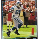 Mikhael Ricks 2004 Score #81 Detroit Lions Football Card