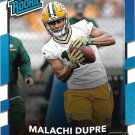 Malachi Dupre 2017 Donruss Rookie #347 Green Bay Packers Football Card Malachi Dupre 2017 Donruss Rookie #347 Green Bay Packers Football Card