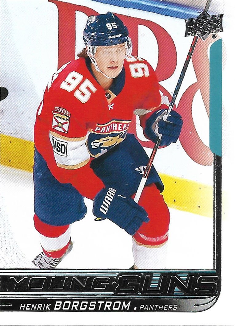 Henrik Borgstrom 2018-19 Upper Deck Young Guns Rookie #461 Florida Panthers Hockey Card