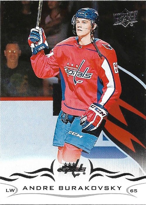 Andre Burakovsky 2018-19 Upper Deck #190 Washington Capitals Hockey Card