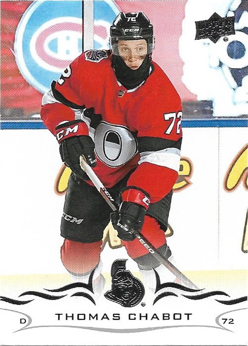 Thomas Chabot 2018-19 Upper Deck #126 Ottawa Senators Hockey Card
