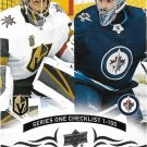 Marc-Andre Fleury, Connor Hellebuyck 2018-19 Upper Deck #199 Hockey Card