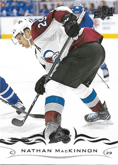 Nathan MacKinnon 201819 Upper Deck 50 Colorado Avalanche Hockey Card