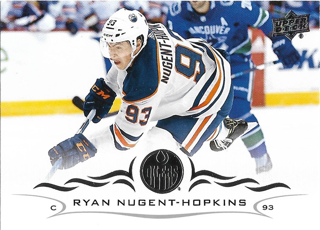 Ryan Nugent-Hopkins 2018-19 Upper Deck #70 Edmonton Oilers Hockey Card