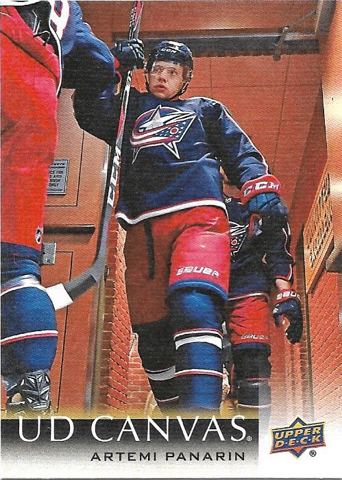 Artemi Panarin 2018-19 Upper Deck Canvas #C24 Columbus Blue Jackets Hockey Card