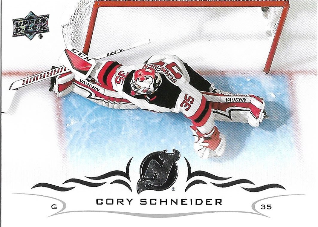 Cory Schneider 201819 Upper Deck 363 New Jersey Devils Hockey Card