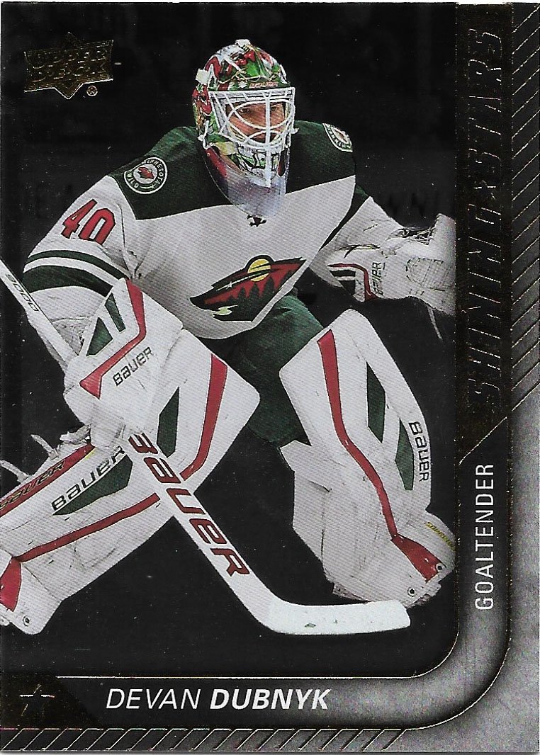 Devan Dubnyk 2015-16 Upper Deck Shining Stars #SS-15 Minnesota Wild Hockey Card