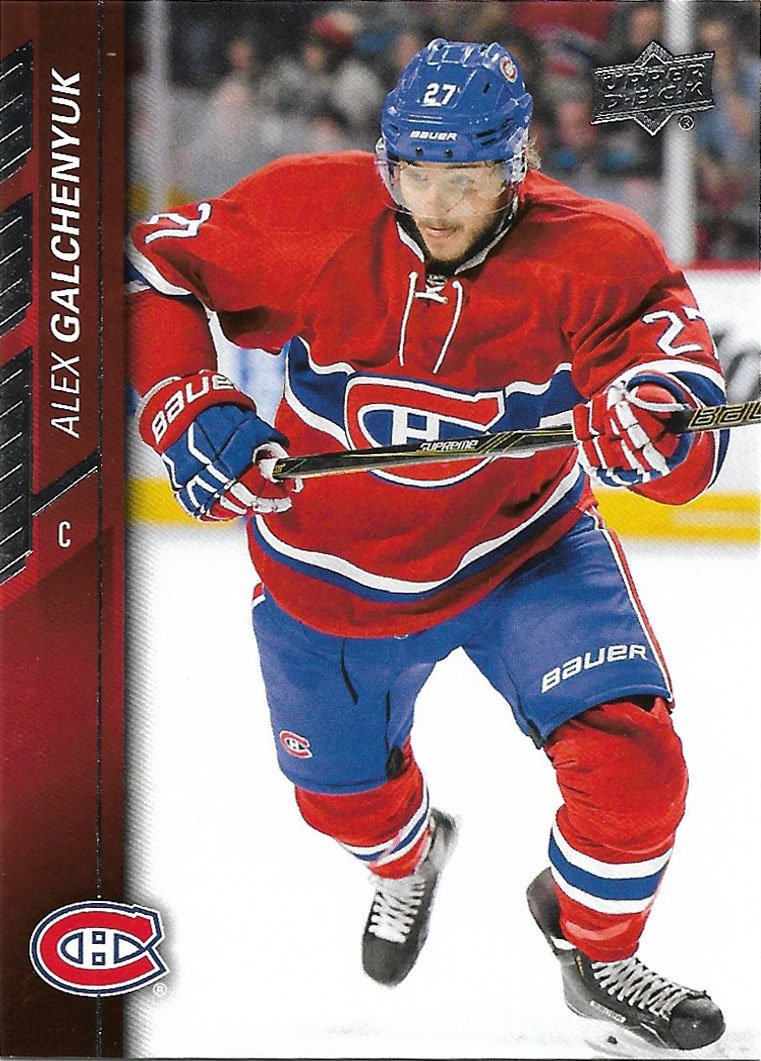 Alex Galchenyuk 2015-16 Upper Deck #358 Montreal Canadiens Hockey Card
