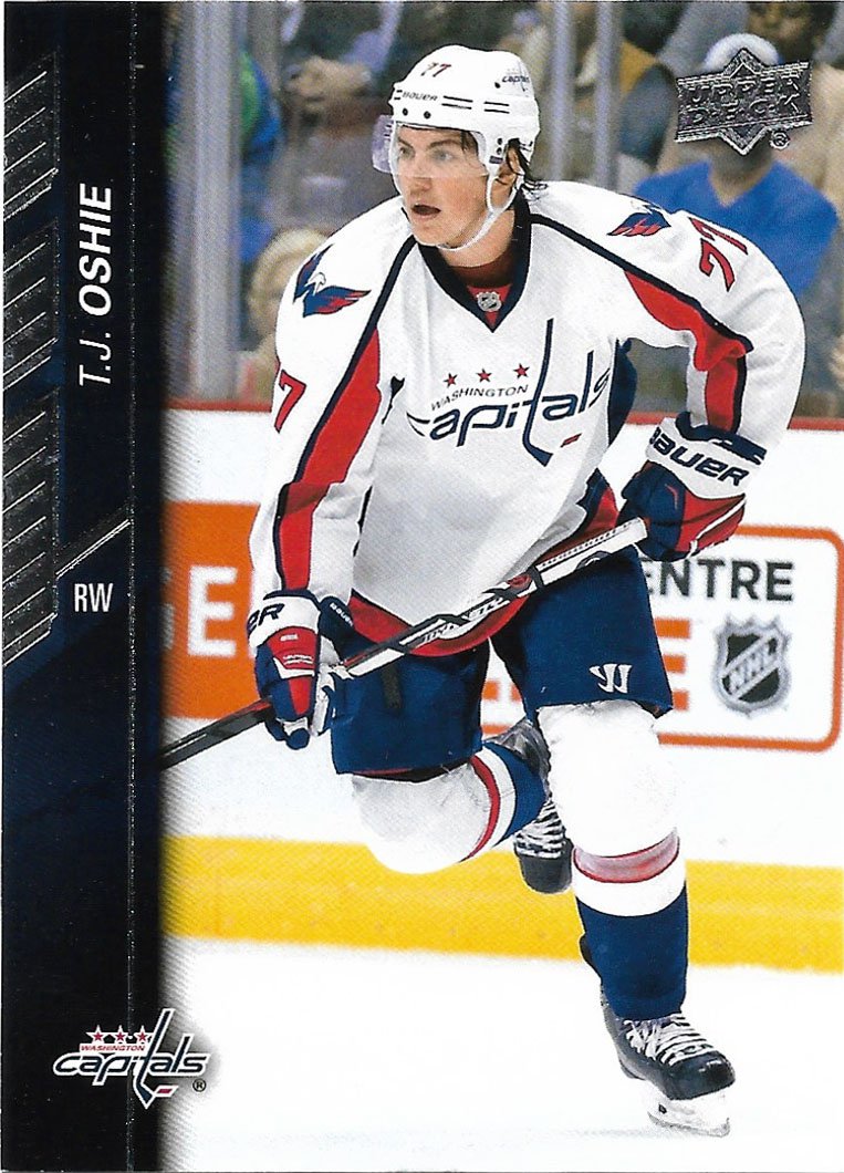 T.J. Oshie 2015-16 Upper Deck #439 Washington Capitals Hockey Card