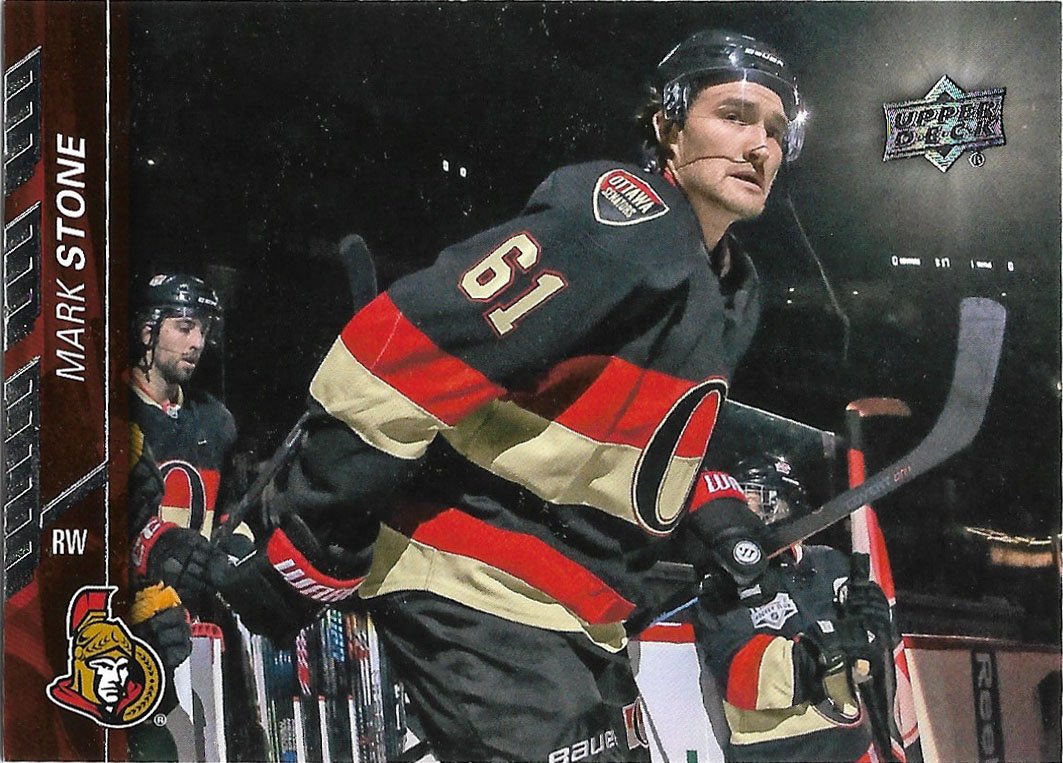Mark Stone 2015-16 Upper Deck #385 Ottawa Senators Hockey Card