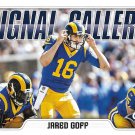 Jared Goff 2018 Score Signal Callers #18 Los Angeles Rams Football Card
