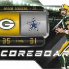 Aaron Rodgers 2018 Score Scoreboard #6 Green Bay Packers Football Card Aaron Rodgers 2018 Score Scoreboard #6 Green Bay Packers Football Card