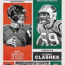 Matt Ryan, Luke Kuechly 2017 Panini Classics Classic Clashes #CC-MRLK Football Card