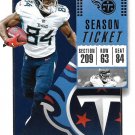 Corey Davis 2018 Panini Contenders #5 Tennessee Titans Football Card