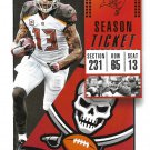 Mike Evans 2018 Panini Contenders #8 Tampa Bay Buccaneers Football Card