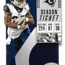 Todd Gurley III 2018 Panini Contenders #46 Los Angeles Rams Football Card Todd Gurley III 2018 Panini Contenders #46 Los Angeles Rams Football Card