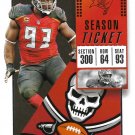 Gerald McCoy 2018 Panini Contenders #9 Tampa Bay Buccaneers Football Card