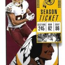 Jordan Reed 2018 Panini Contenders #3 Washington Redskins Football Card