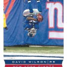 David Wilson 2013 Score #141 New York Giants Football Card