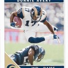 Donnie Avery 2011 Score #267 St. Louis Rams Football Card