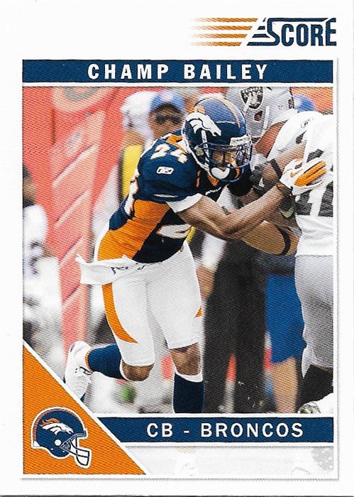 Champ Bailey 2011 Score #85 Denver Broncos Football Card