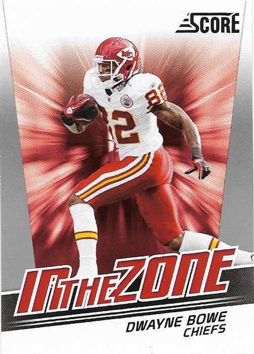 Dwayne Bowe 2011 Score In The Zone #8 Kansas City Chiefs Football Card
